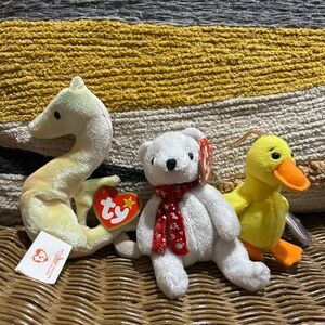 2/$20❤️- TOY | TY Teenie Beanie Baby / Jingle beanies set of 3